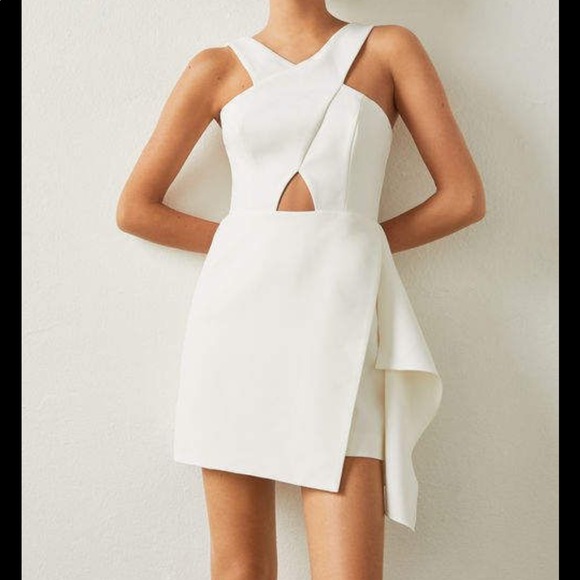 BCBG Qyun Cutout Dress - Blue - Picture 3 of 3